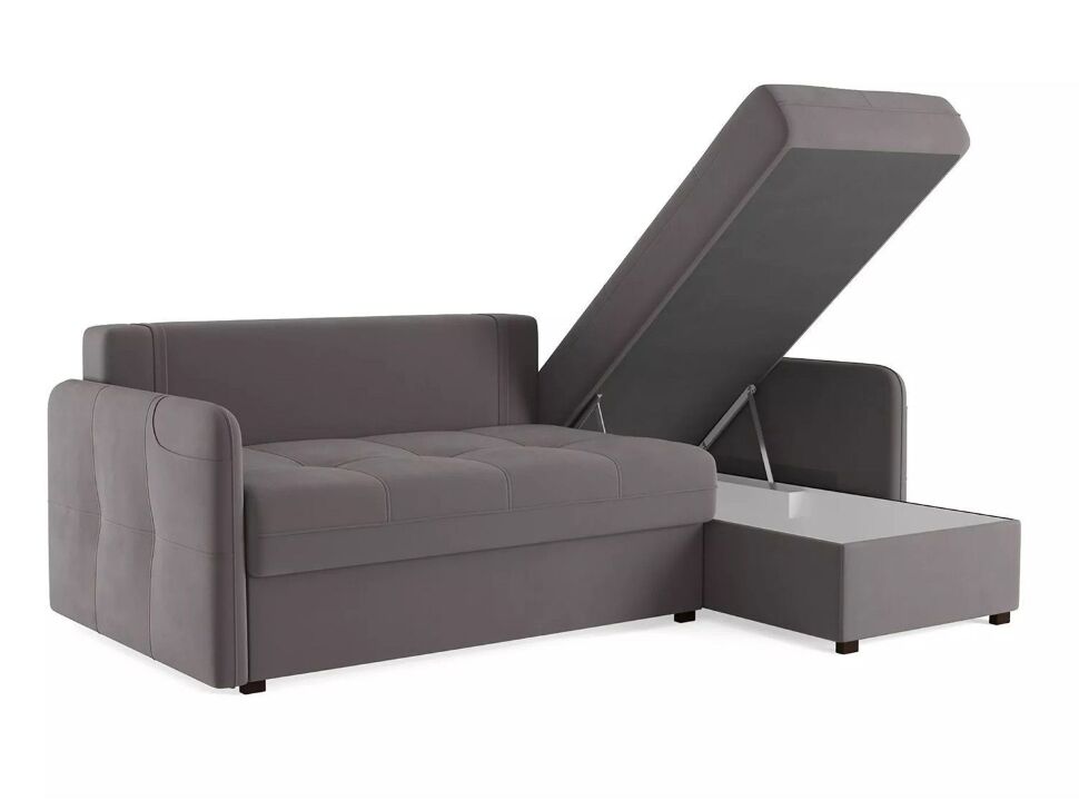 Диван-кровать угловой SMART 1 2Т-1Пф Велюр Velutto 19