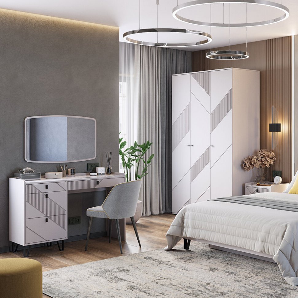 Шкаф 3-дверный Кашемир (МЛК)