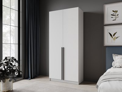 Шкаф Феникс (Северин) 1000 Белый ЛДСП 2-дверный