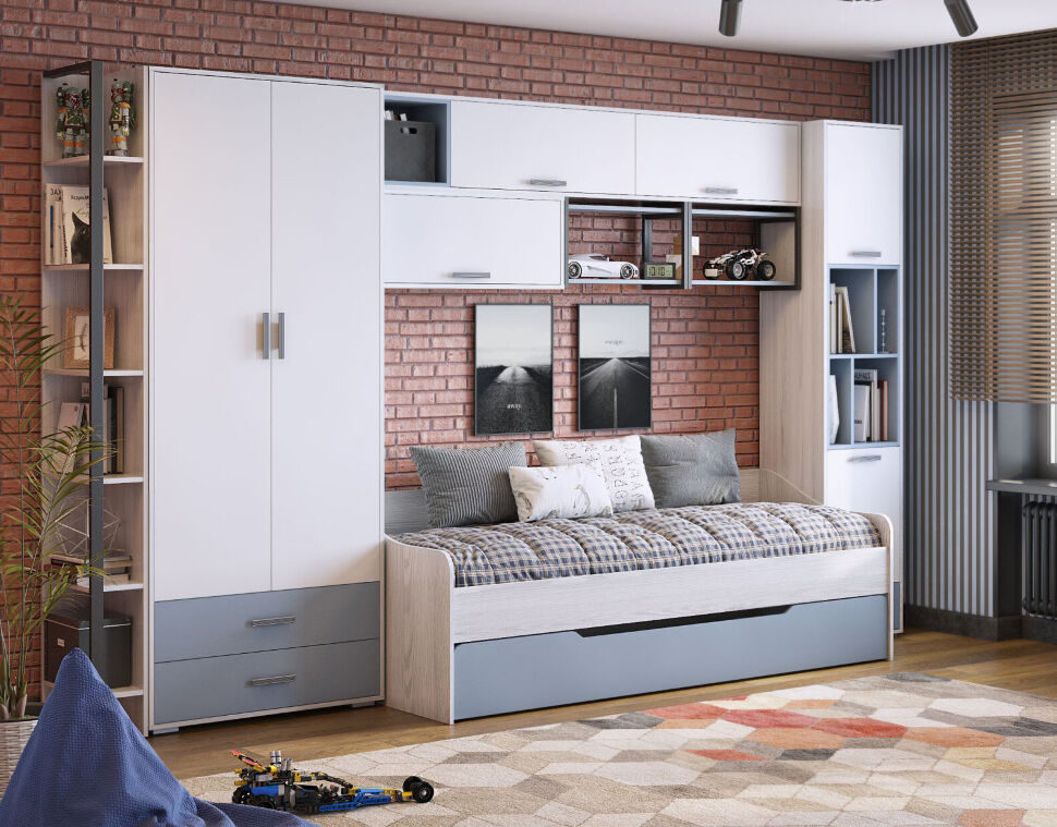 Угловой стеллаж Лило (MLK)  