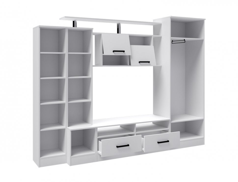 Стенка для гостиной Оскар-5 ТЭКС (Белый)