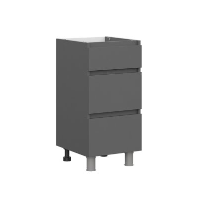 Шкаф кухонный нижний с ящиками СЯ-400 Денвер (Графит Серый)