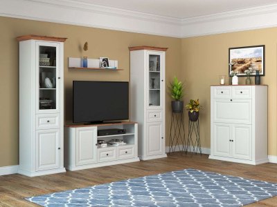 Гостиная Атланта 2 Белый/Дуб Вотан