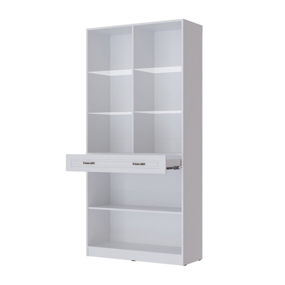 Двухстворчатый шкаф-витрина Апполия (ТЭКС) 400 Белый дуб