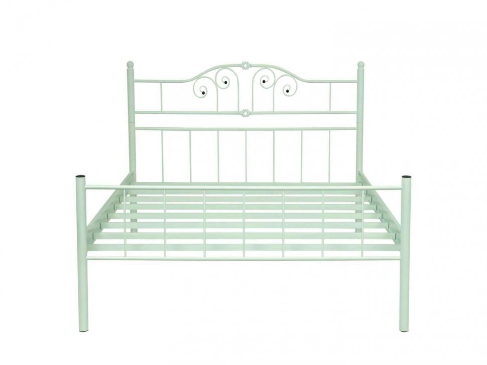 Кровать двойная Бостон 42.26-01 Металл белый