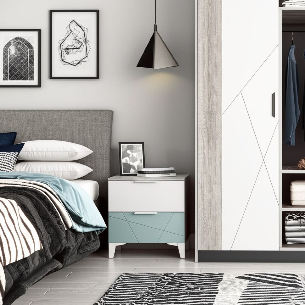 Тумба прикроватная Лагуна (MLK)