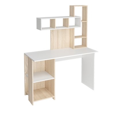 Стол компьютерный Олимп (Интерьер-Центр) Дуб Сонома/Белый