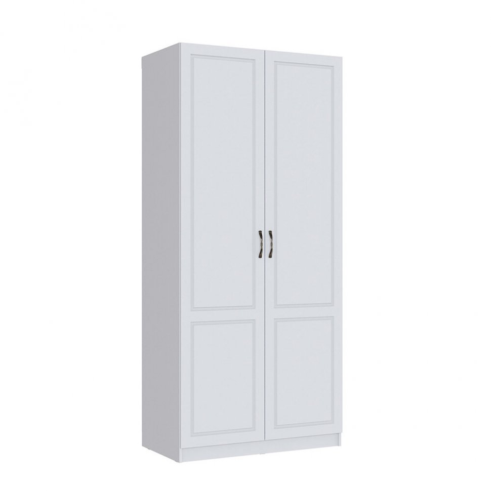 Шкаф 2-х дверный Апполия (ТЭКС) 540 Белый дуб