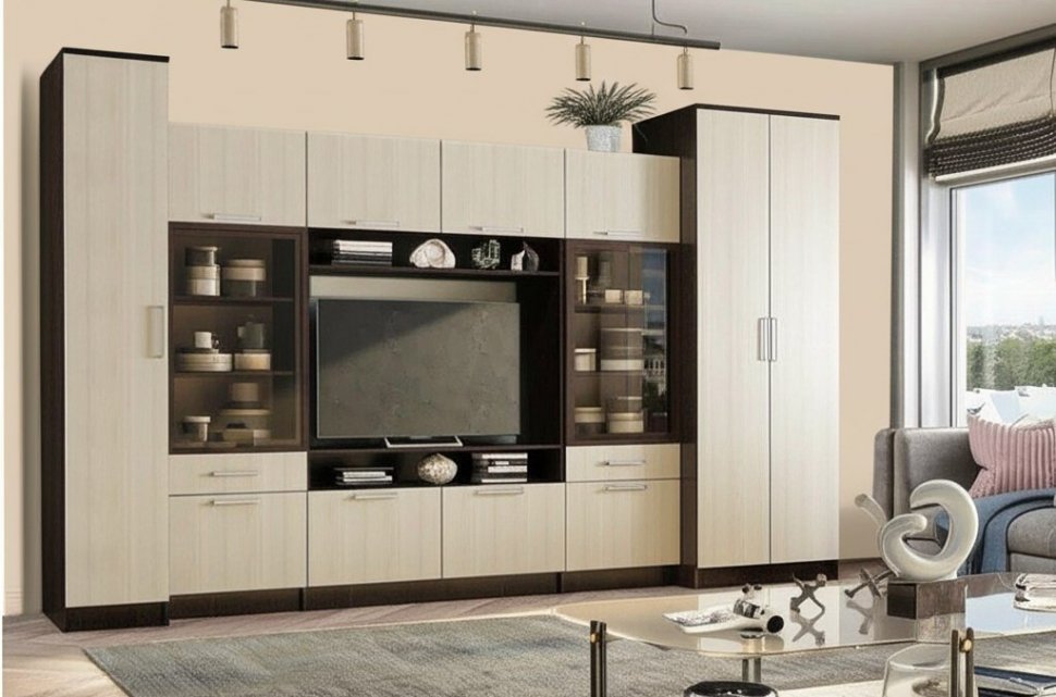 Шкаф Фиеста БТС Венге / Лоредо двухдверный