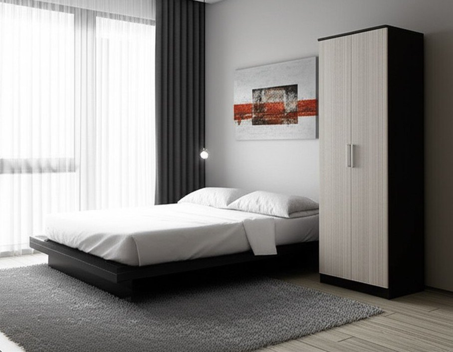 Шкаф Фиеста БТС Венге / Лоредо двухдверный