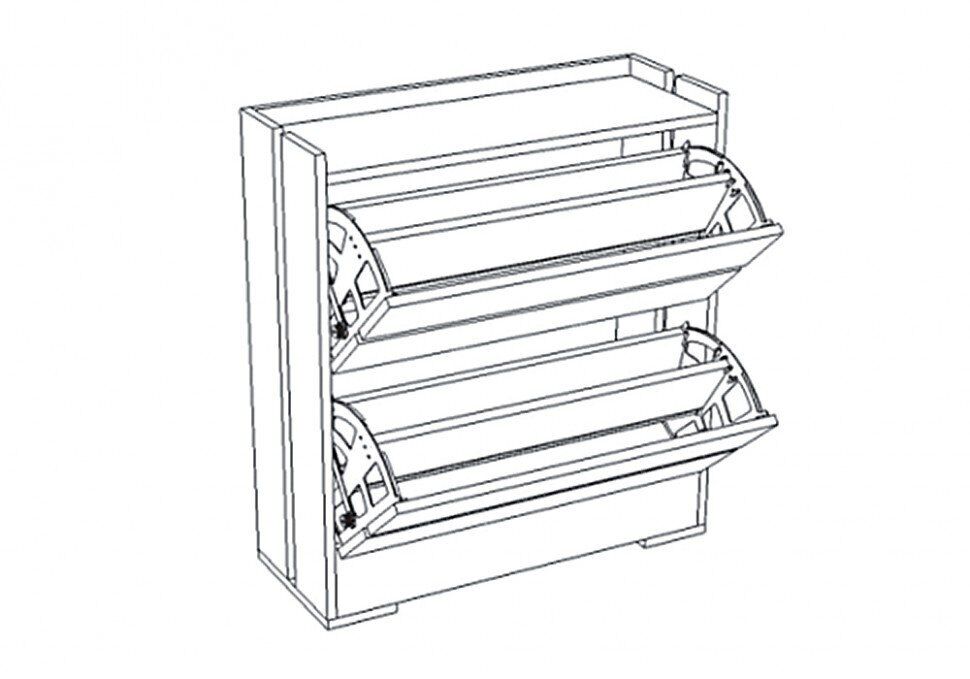 Обувница низкая ЯПТ-3 Ямайка ТЭКС (Ясень шимо)