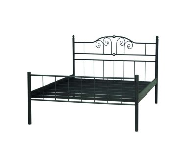 Кровать двойная Бостон 42.26-01 Металл черный