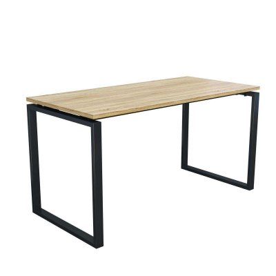 Стол компьютерный Янтарь 55.08-1 Дуб сонома/Металл черный