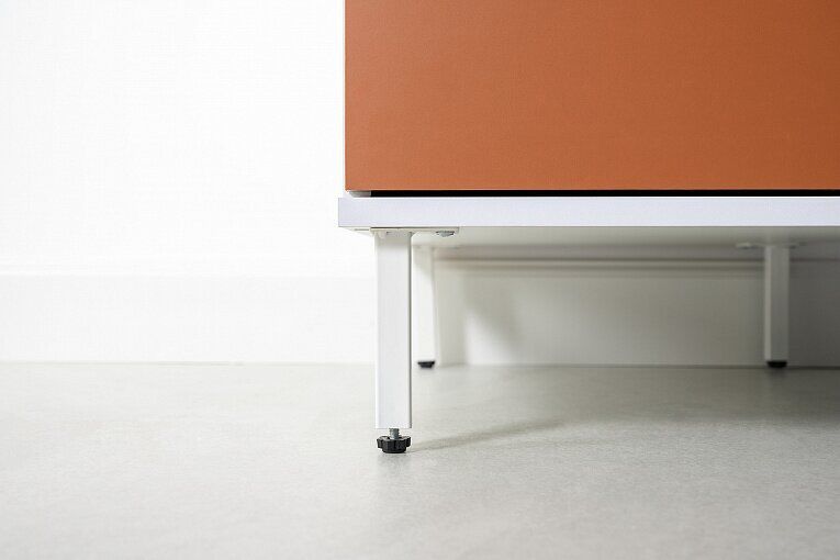 Марвэл Шкаф-пенал 16.316.01 Белый PE шагрень / Плэйн / Безмолвная Пустыня