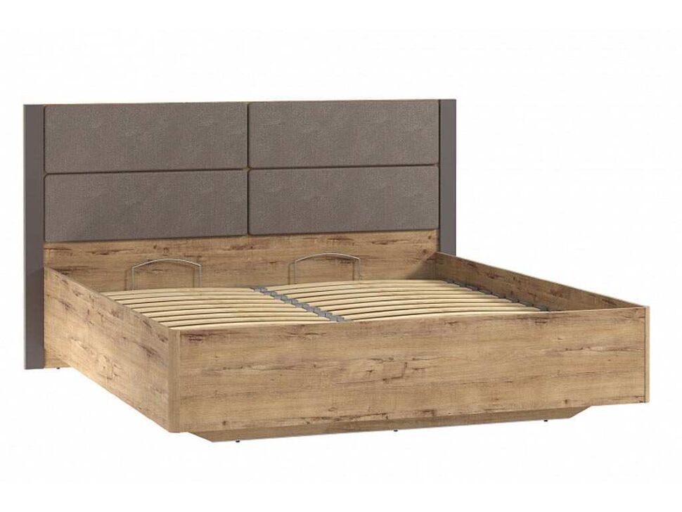 НМ 040.52 Кровать Livorno /дуб бунратти / софт графит