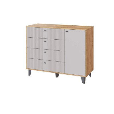 Комод Катрин-13, Дуб крафт золотой, Сантьяго софт