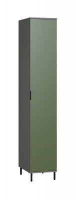 Марвэл Шкаф-пенал 16.316.01 Темно - серый / Плэйн / Дымчатый Зеленый