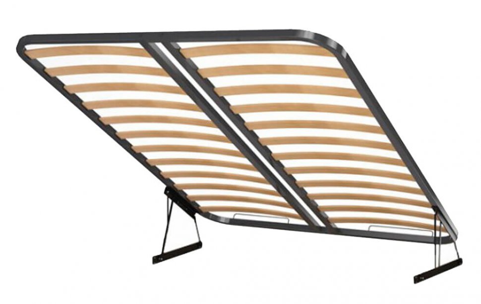 Кровать 160х200 Наоми КР-11 с подъемным механизмом (БТС) Графит