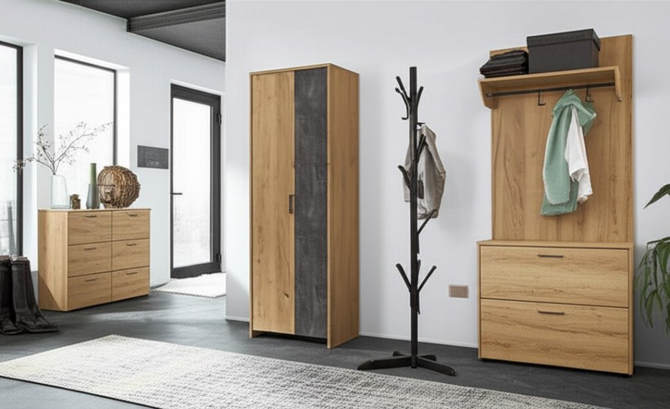 Шкаф двухдверный Лофт