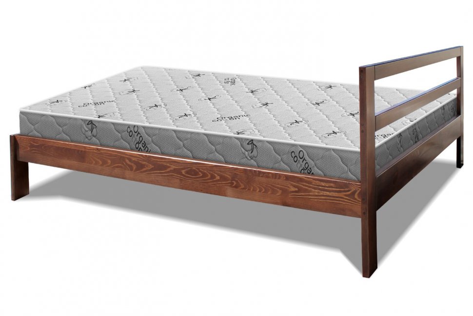 Кровать из массива 160Х200 Марио (Орех) с ламелями