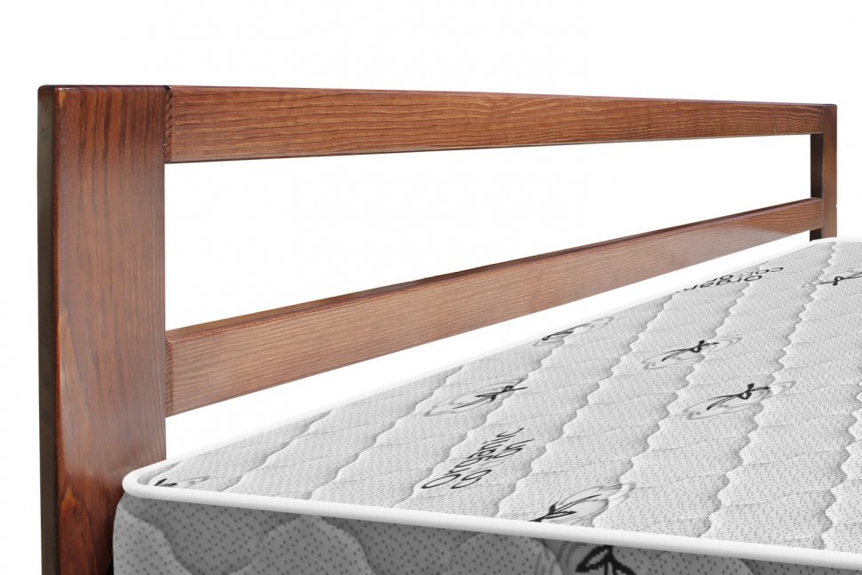 Кровать из массива 160Х200 Марио (Орех) с ламелями
