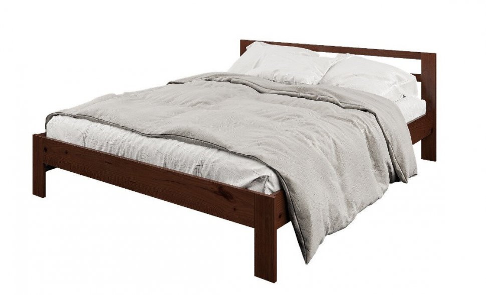 Кровать из массива 160Х200 Марио (Орех) с ламелями