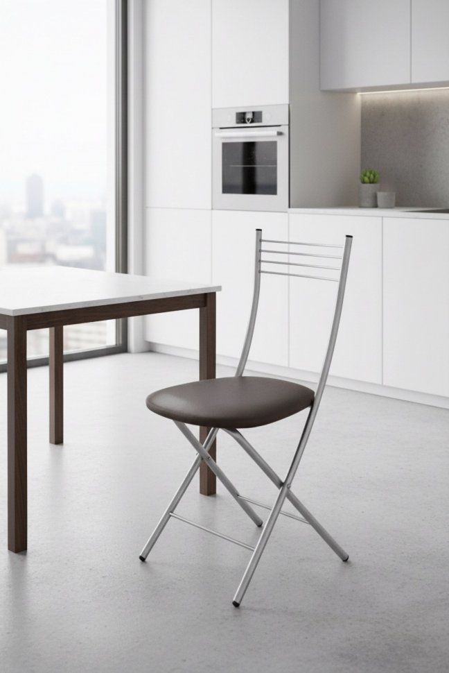 Стул Хлоя Складной Серебро/ С-221