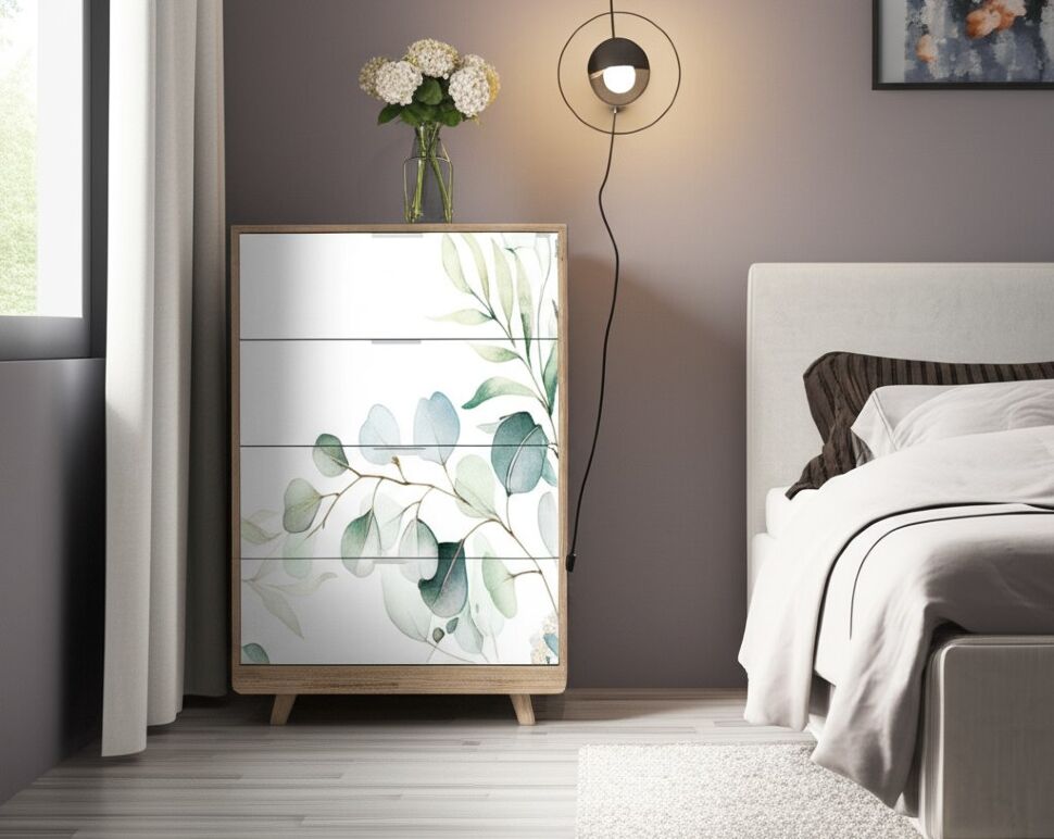 Комод Мегаполис КМ-02 (ТЭКС) Эвкалипт / Дуб Каньон