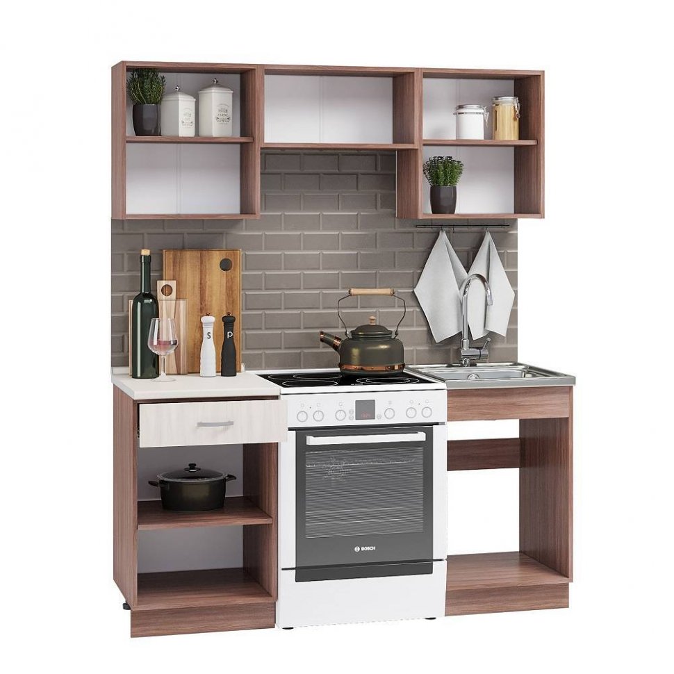 Кухня 1.6 Татьяна (Ясень Шимо светный)