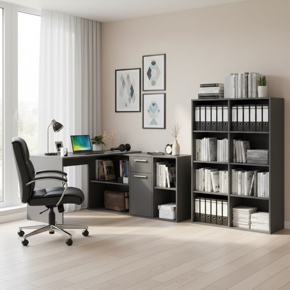 Лайт Стол письменный 03.245 Темно-серый