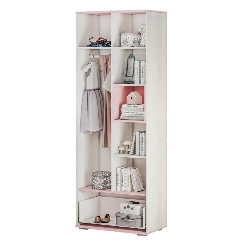 Шкаф с открытыми полками Малибу ШК-18 БТС