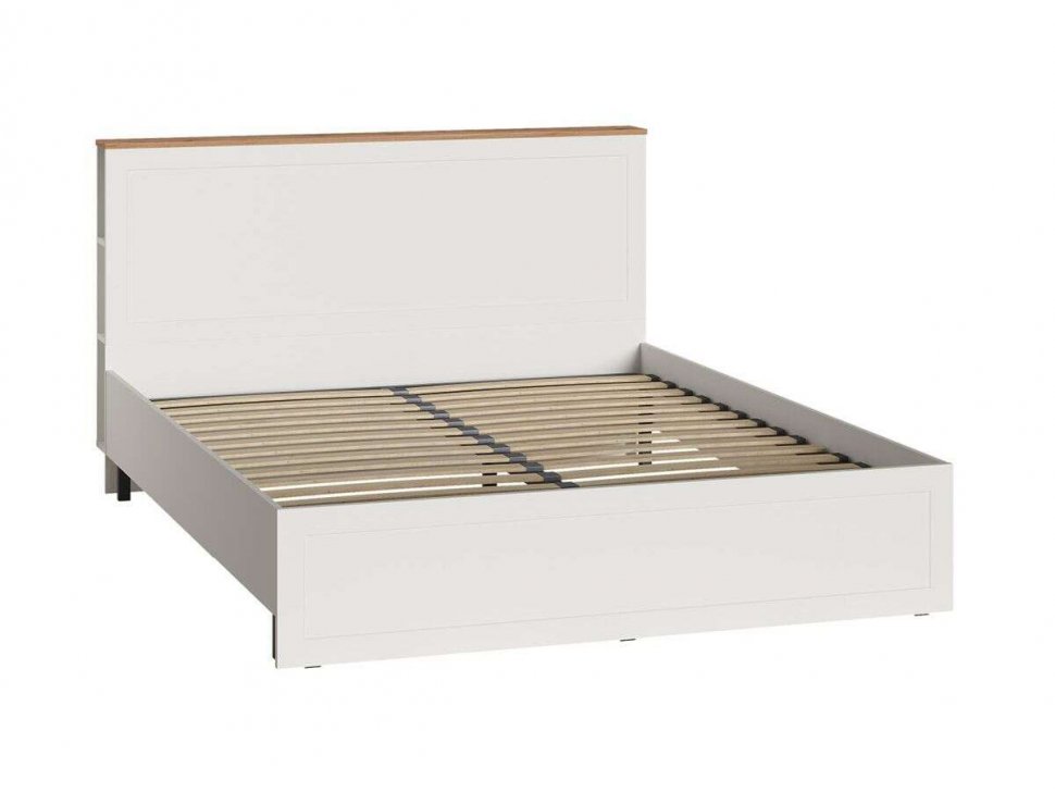 Остин Спальня 2 белый/дуб золотой