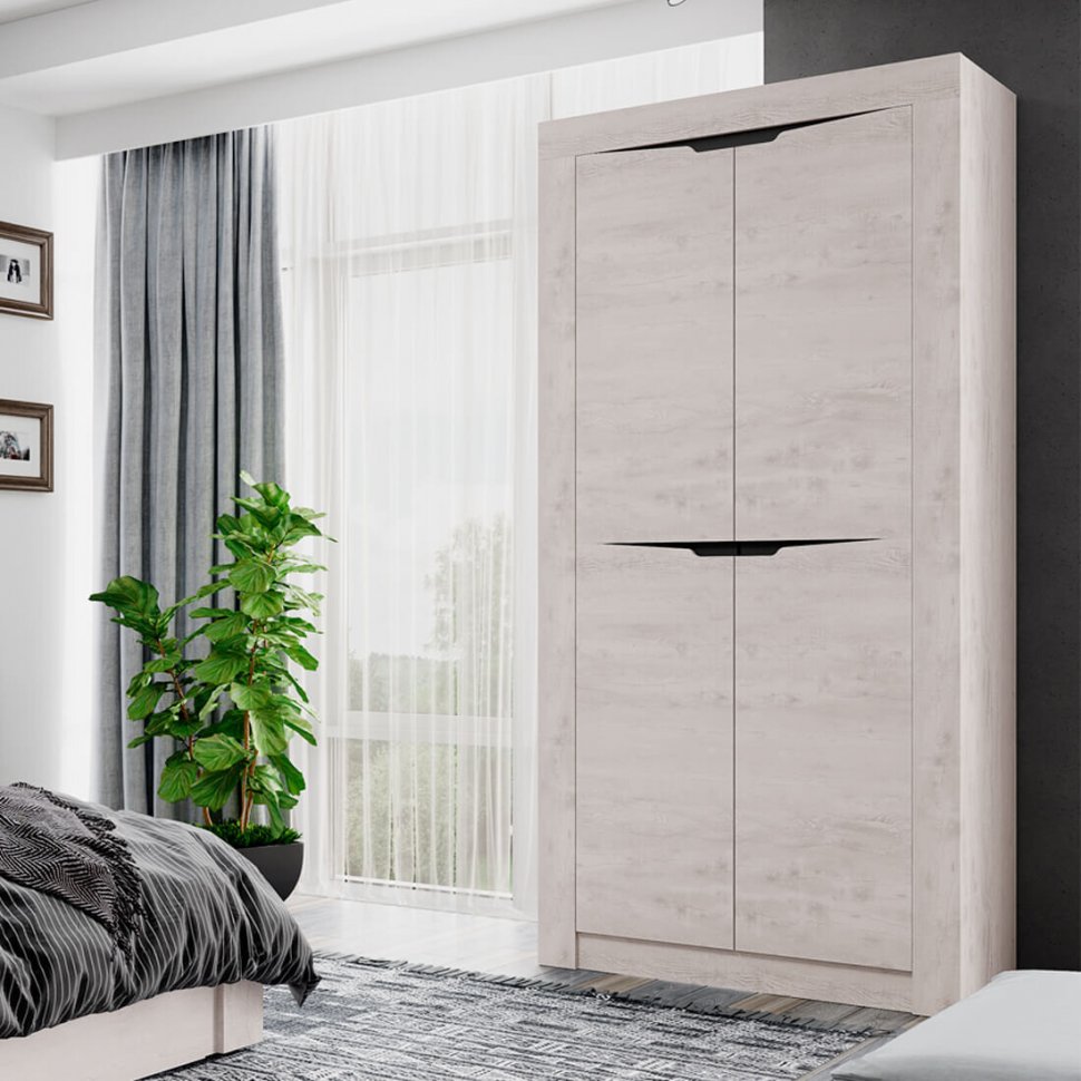 Шкаф двухдверный Леонардо ШК-36 (Семья Мебелони)