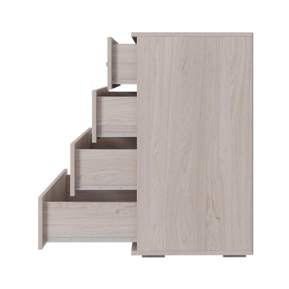 Комод Белла КМ-02 (БТС) Ясень белый