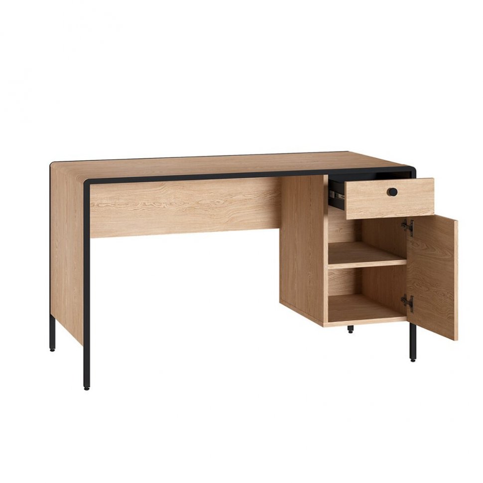 Брюс Стол письменный 12.157 Battle rock FSC Santiago / Черный