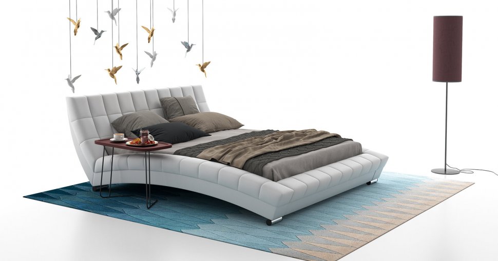 Оливия кровать 160 Белая