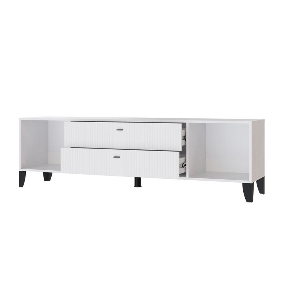 Тумба под телевизор Парус-10, Белый, Белый снег