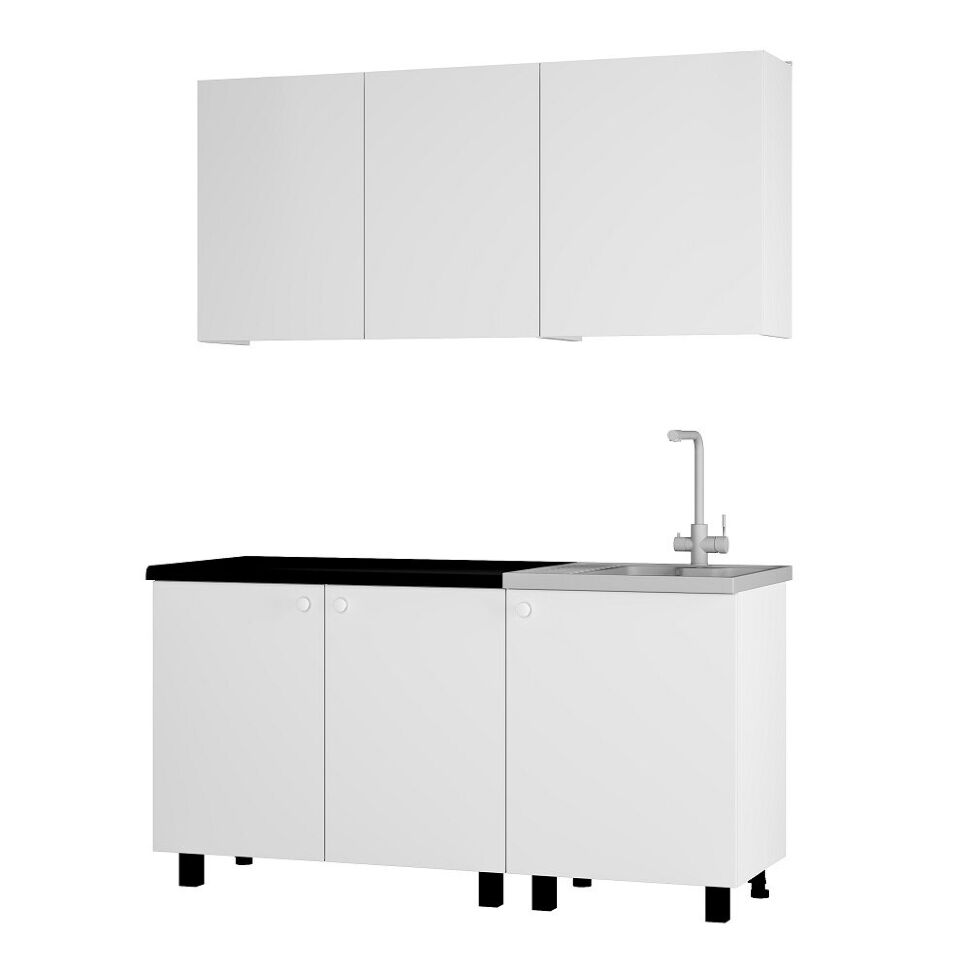 Кухня Куба 1,6 м, со столешницей