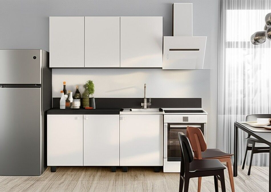 Кухня Куба 1,6 м, со столешницей