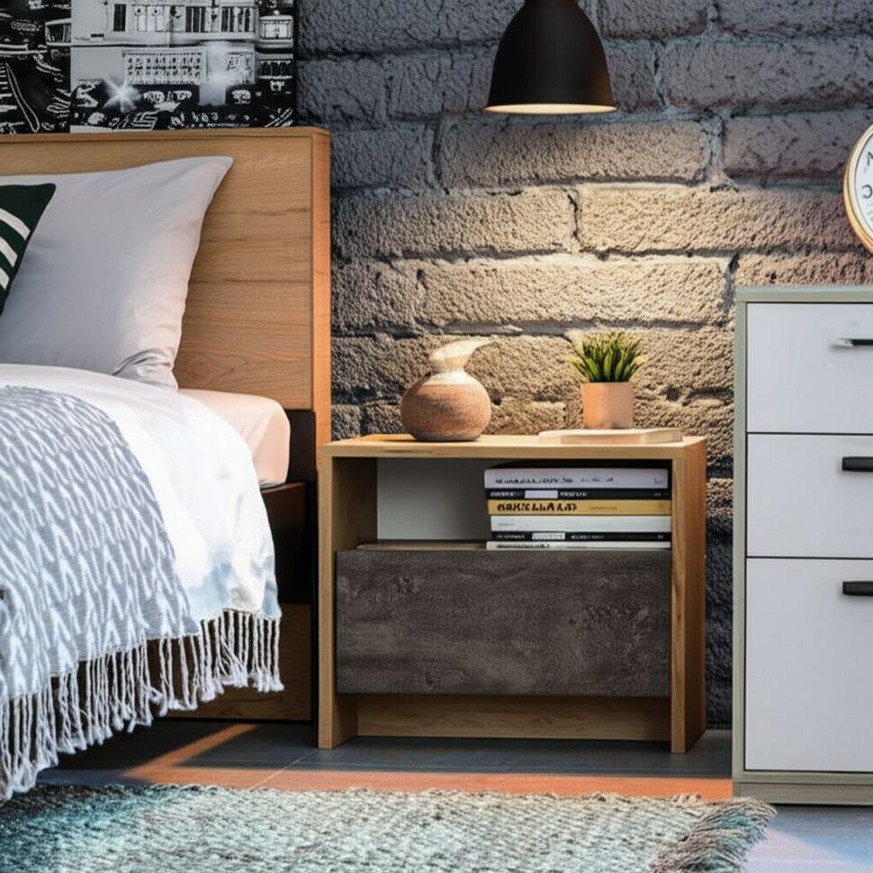 Тумба прикроватная Лофт