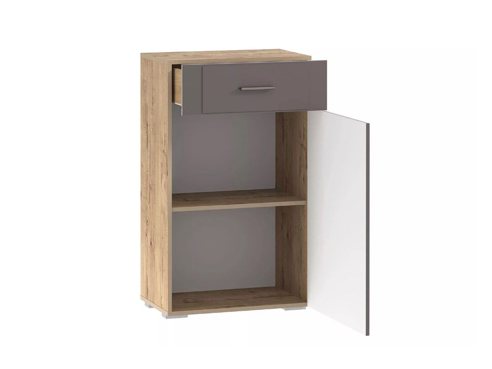 Прихожая Livorno 2 дуб бунратти / софт графит