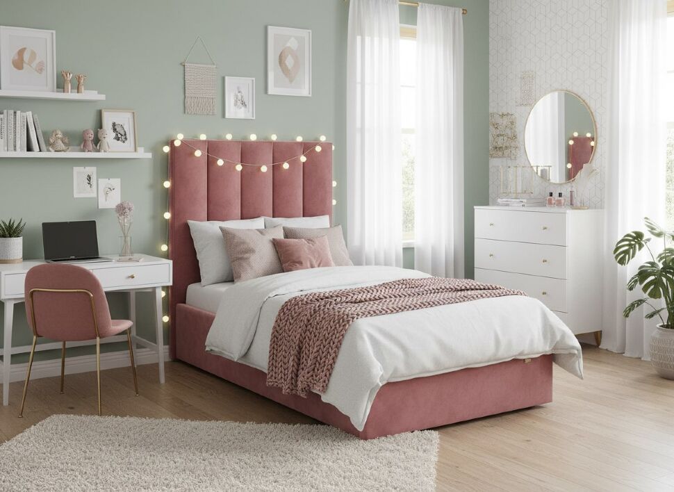 Кровать Ingrid 900 модель 312 Ультра коралл