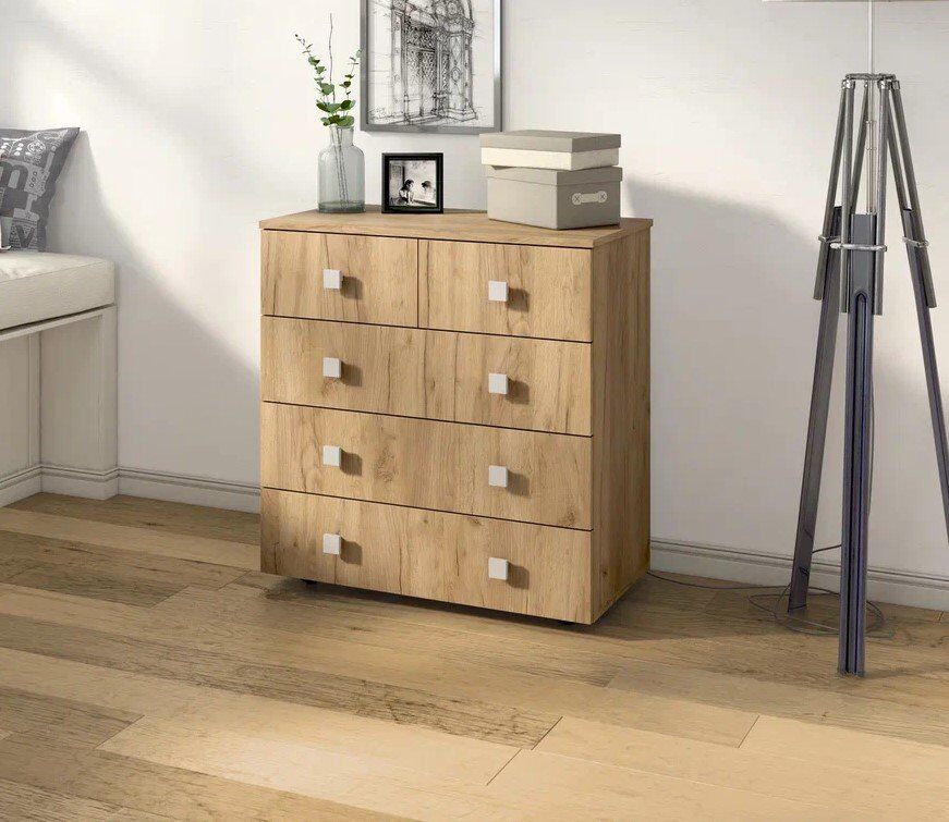 Комод Лофт-5 Дуб Крафт