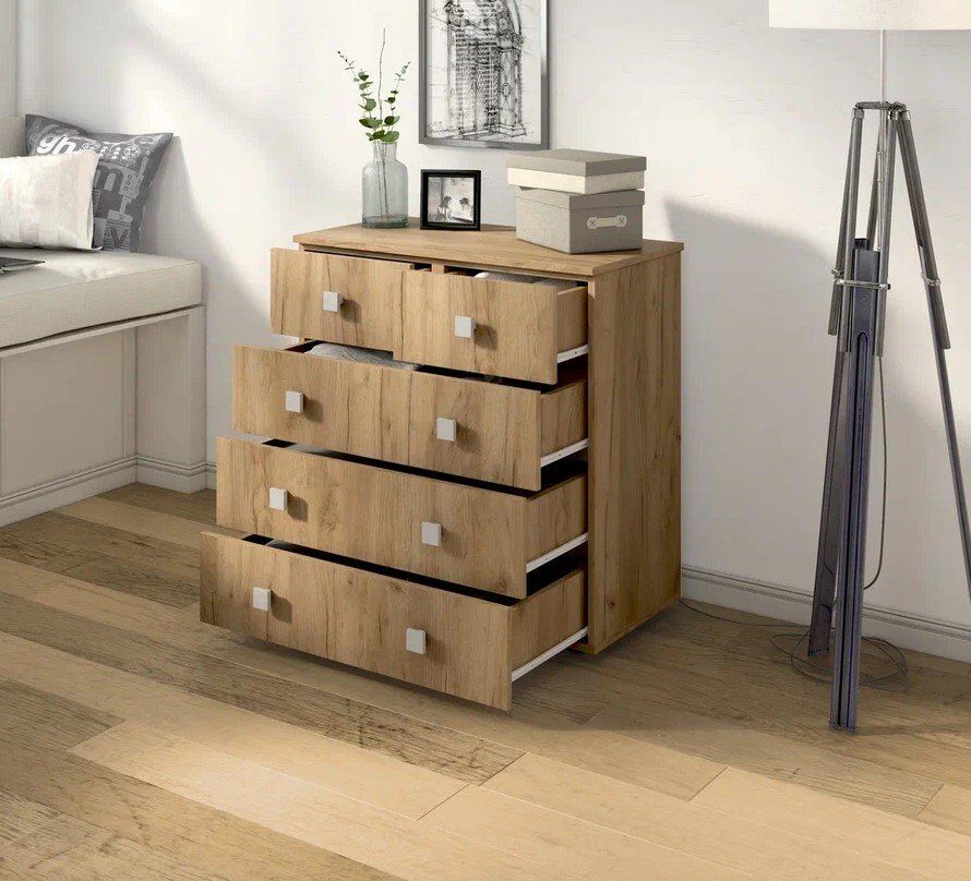 Комод Лофт-5 Дуб Крафт
