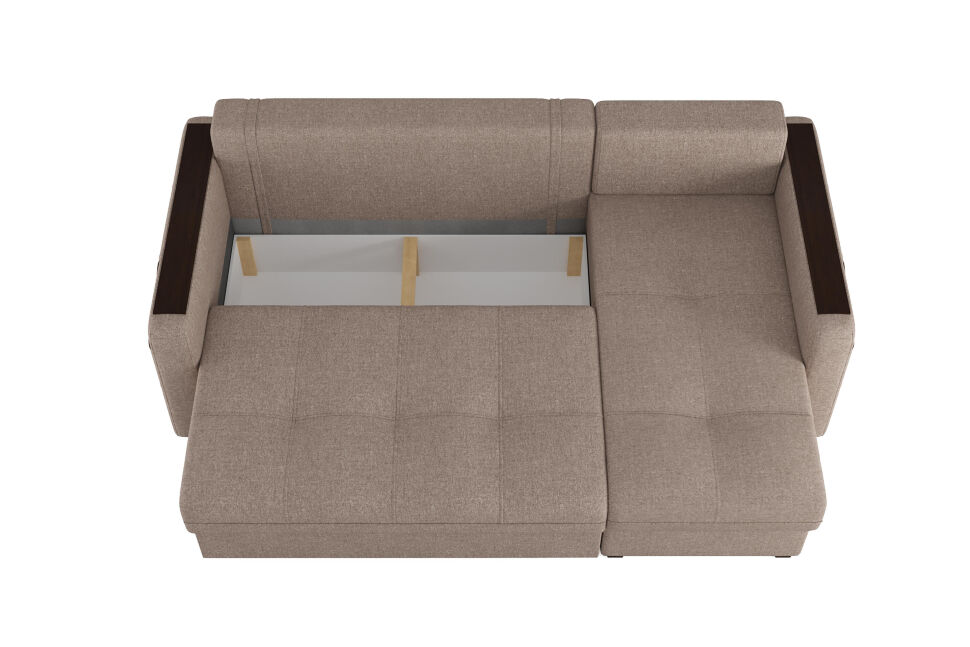 Диван угловой Smart 3 2Т-1Пф Рогожка Sherlock 932