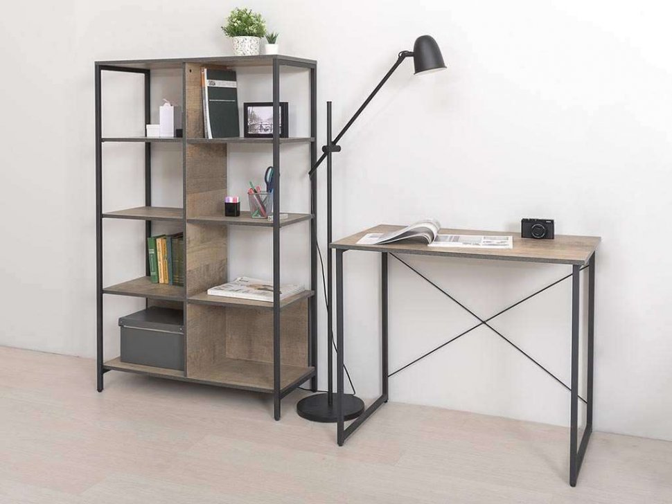 Трувор кабинет 1 Дуб Гранж Песочный/Интра