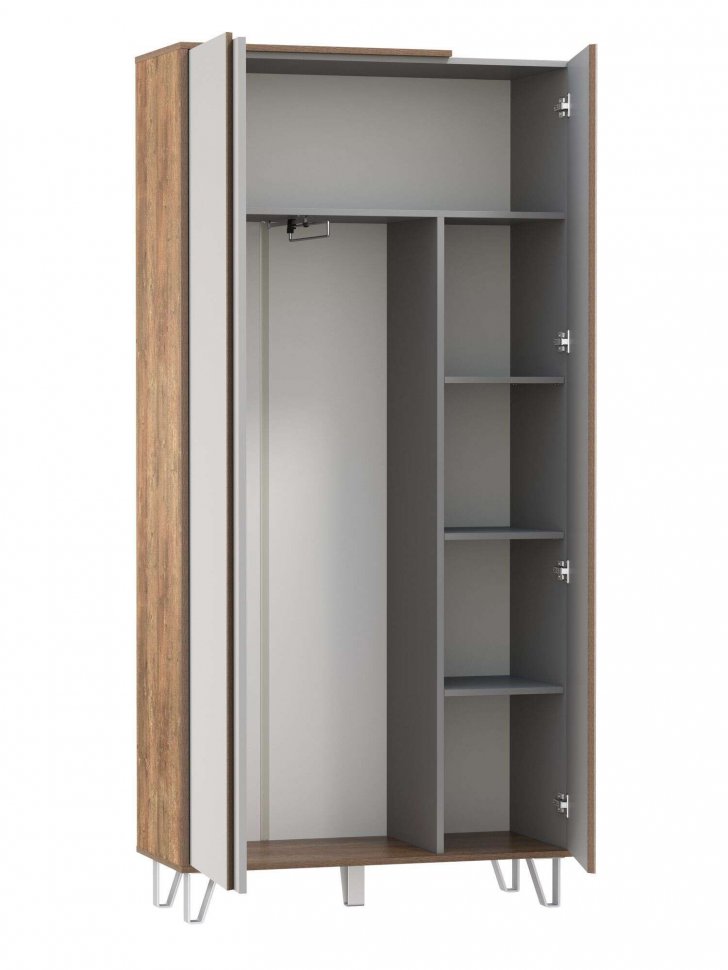 Шкаф для одежды 58.17 Гавана Кейптаун / Серый