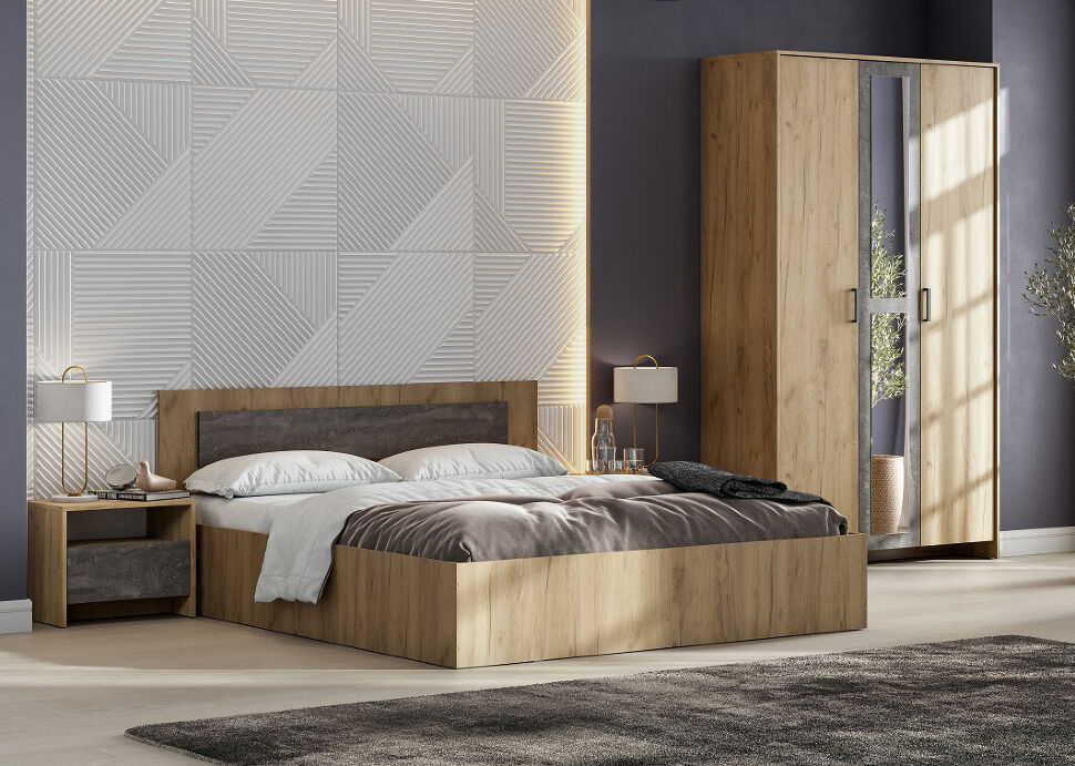 Кровать 160х200 Лофт (Арника) с настилом