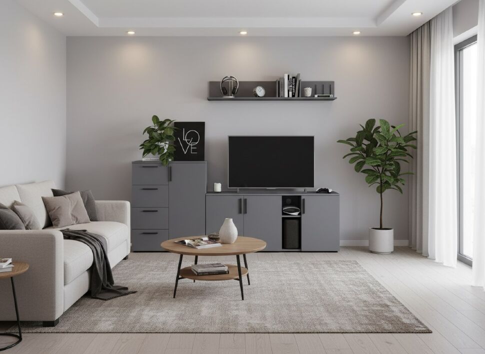 Гостиная Эйр 2 Графит