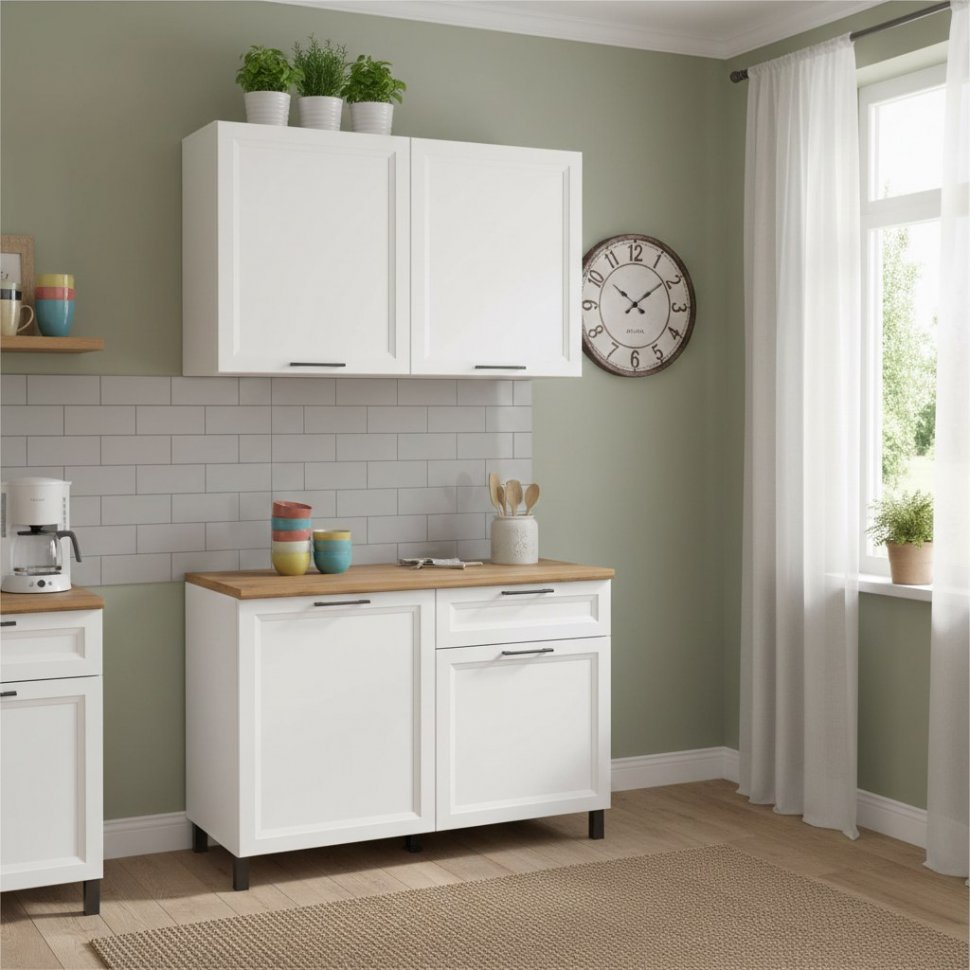 Кухня Римини 1200 белый